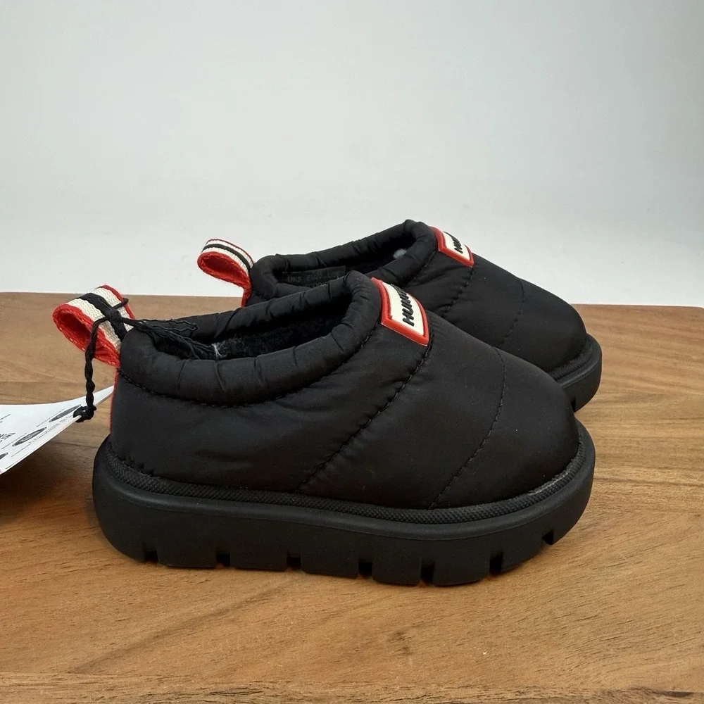 New NWOB Little Kids Hunter Cody 2 Black Waterproof Clog‎ Mule Shoes Size 6 C